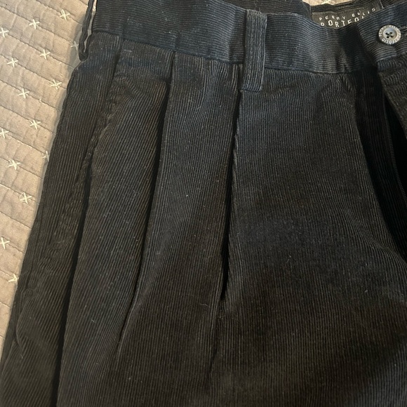VTG Perry Ellis Portfolio Men's Pleated Cotton Corduroy Pants Sz 32 - Picture 4 of 9
